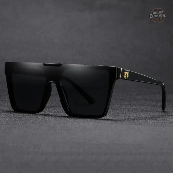 Lunettes carrées au design steampunk