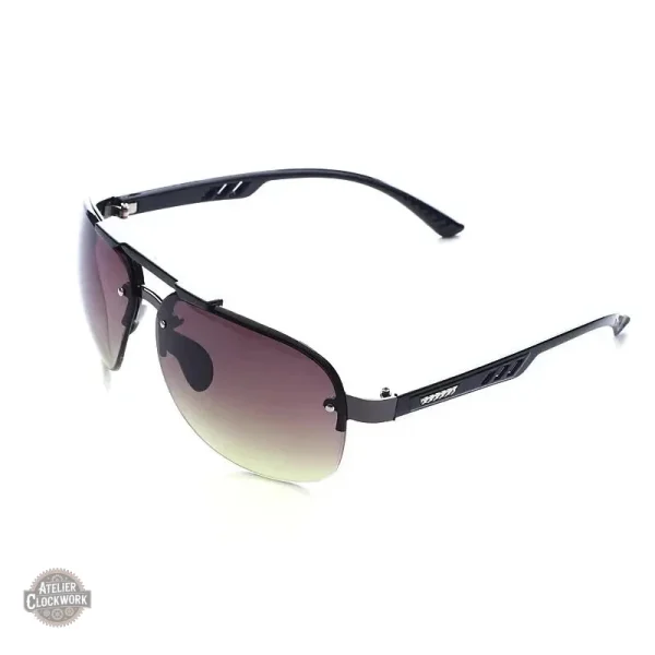 Lunettes de soleil homme, inspiration steampunk