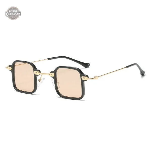 Lunettes rétro au style Art Déco et influences steampunk
