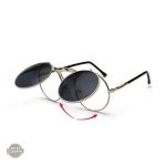 Lunettes steampunk au design vintage et élégant
