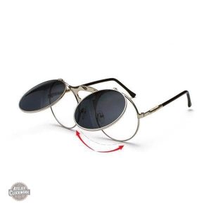 Lunettes steampunk au design vintage et élégant