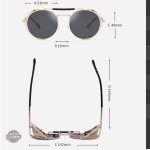 Lunettes de soleil femme avec bords latéraux élégants