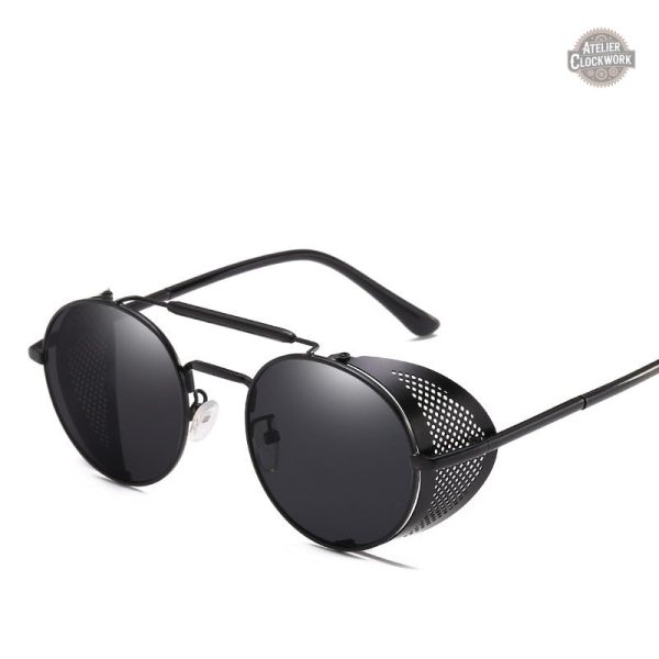 Lunettes de soleil femme, design Steampunk sécurisé