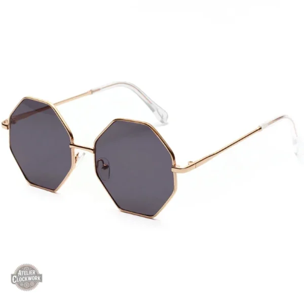 Lunettes octogonales pour un style rétro-chic
