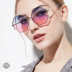 Lunettes vintage octogonales pour style unique