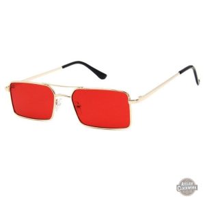 Lunettes de soleil rectangulaires vintage style