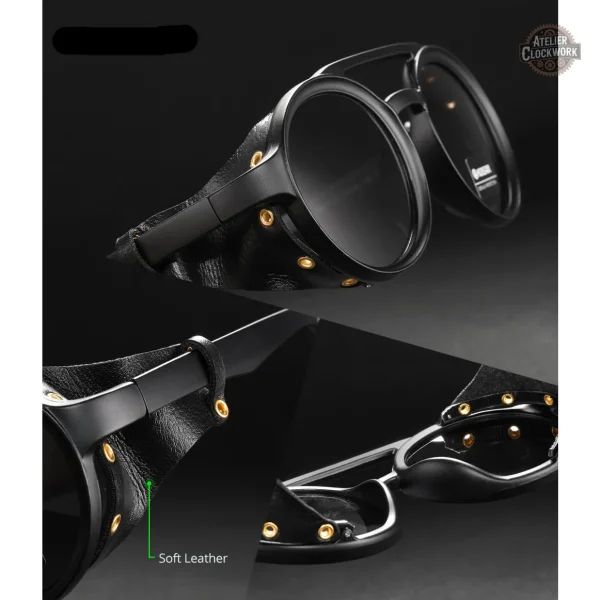 Accessoire de mode steampunk : lunettes rondes