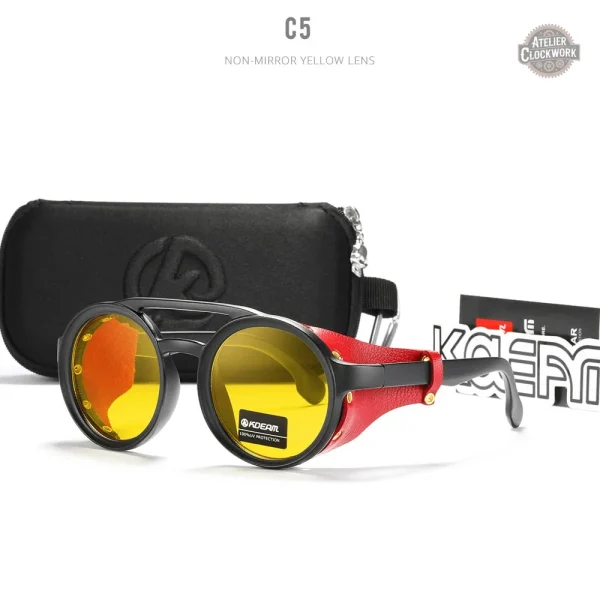 Lunettes de soleil rondes pour un style rétro