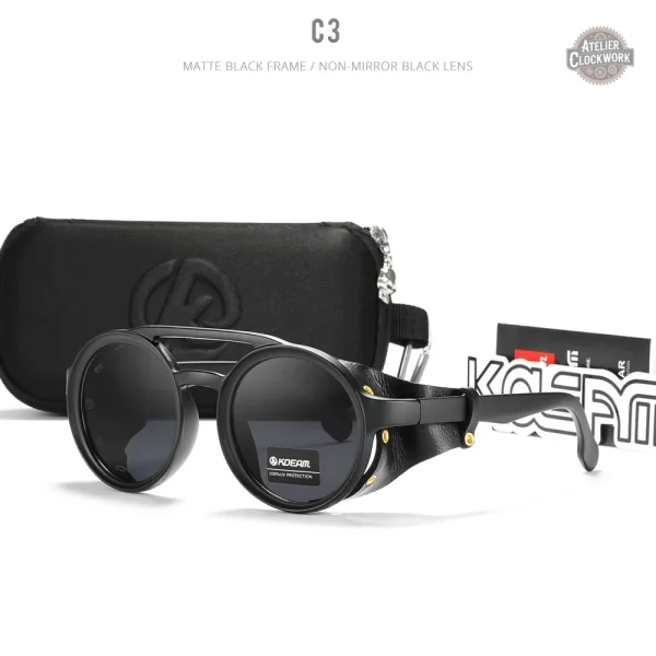 Un look distinctif avec ces lunettes de soleil rondes