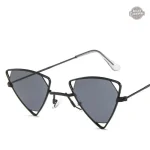 Lunettes de soleil modernes avec une silhouette triangulaire