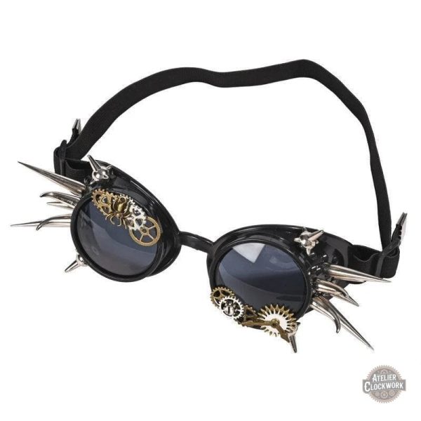 Accessoire steampunk, lunettes gothiques avec design unique