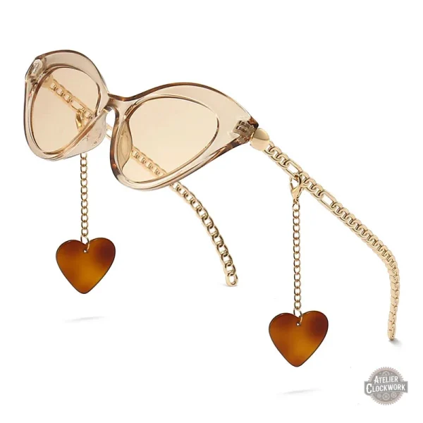 Lunettes Steampunk à la mode avec une touche féline
