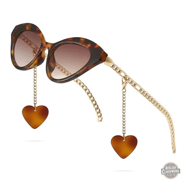 Élégantes lunettes félines dans un style rétro