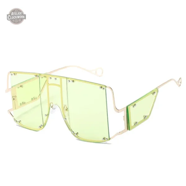Lunettes Oversize aux couleurs vibrantes