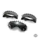 Lunettes inspirées du Steampunk avec accents argentés