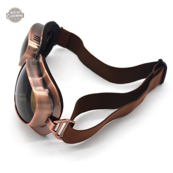 Lunettes steampunk en métal cuivré