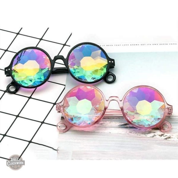 Lunette décorative avec design kaléidoscopique