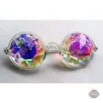 Lunette Steampunk inspirée des motifs colorés
