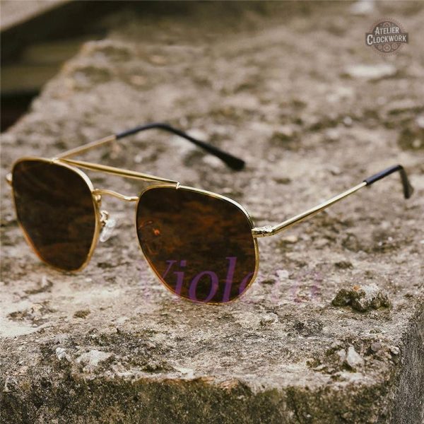 Lunettes de caractère steampunk néo vintage