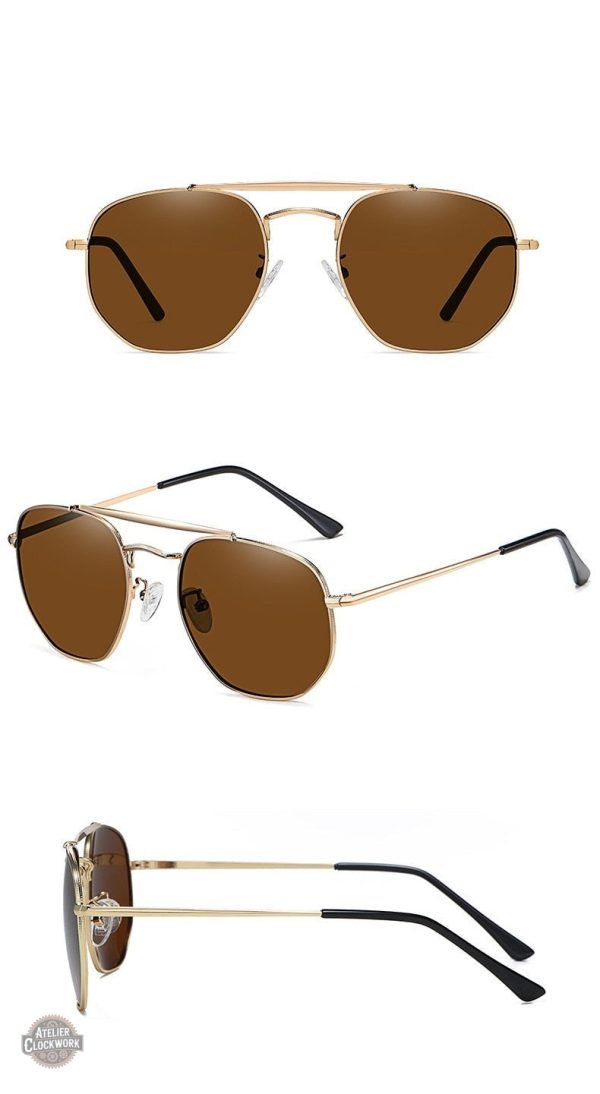 Lunettes vintage avec accents steampunk