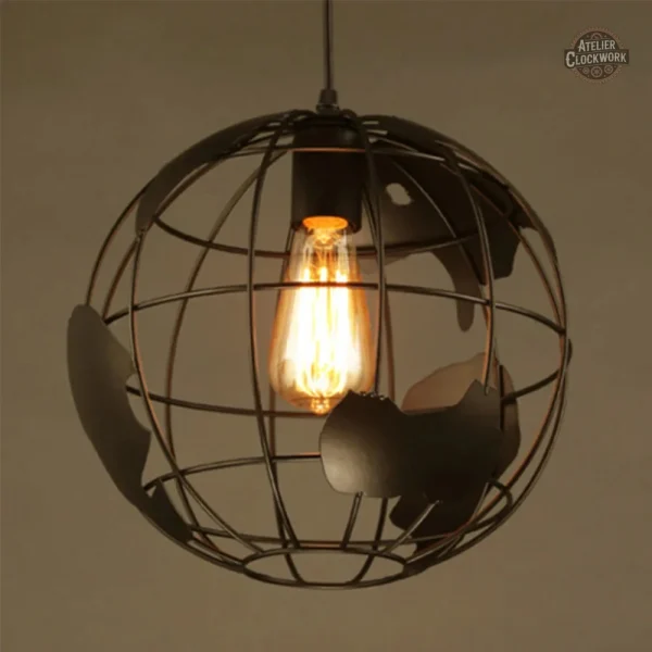 Éclairage original en style steampunk unique