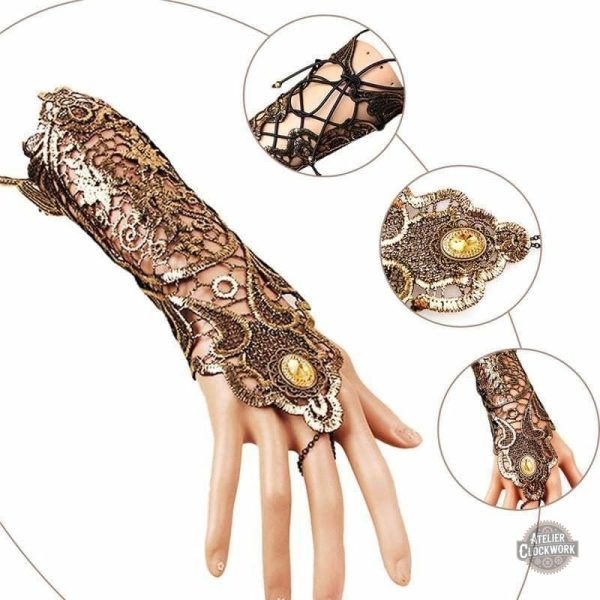 Gants Steampunk en dentelle pour des occasions spéciales