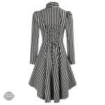 Manteau à rayures pour un look steampunk