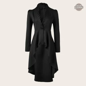 Style steampunk avec encolure unique pour femme