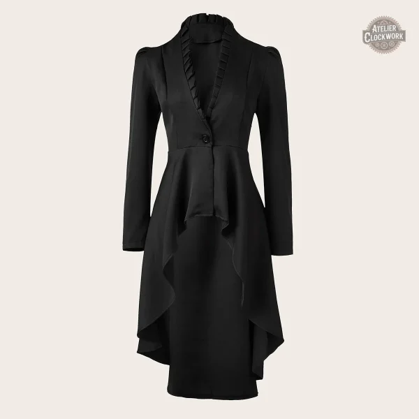 Style steampunk avec encolure unique pour femme
