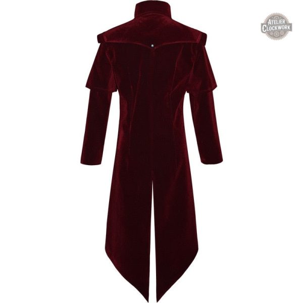 Manteau aristocratique au style vintage