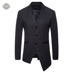 Manteau steampunk asymétrique pour homme