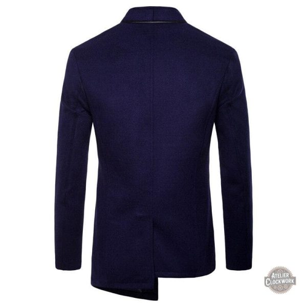 Redingote steampunk asymétrique pour homme