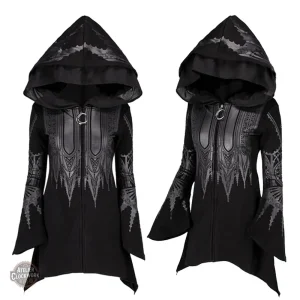 Manteau gothique Dahlia Nocturne pour femme