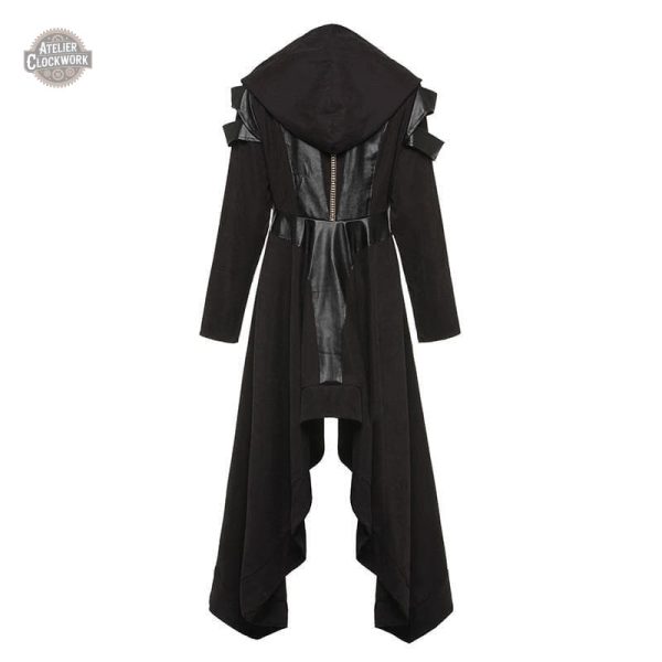 manteau-gothique-victorien-femme-noir-steampunk-store-1 Manteau Gothique Femme - London Dark