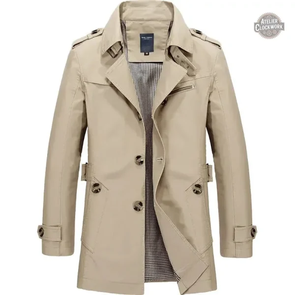 Veste longue inspirée des redingotes traditionnelles
