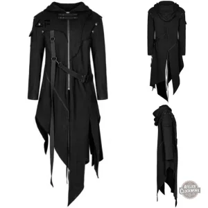 Manteau long homme style steampunk