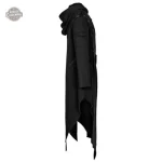 Manteau long noir homme, style victorien steampunk