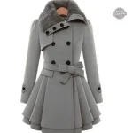 Manteau femme au style rétro unique