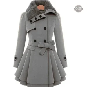 Manteau femme au style rétro unique