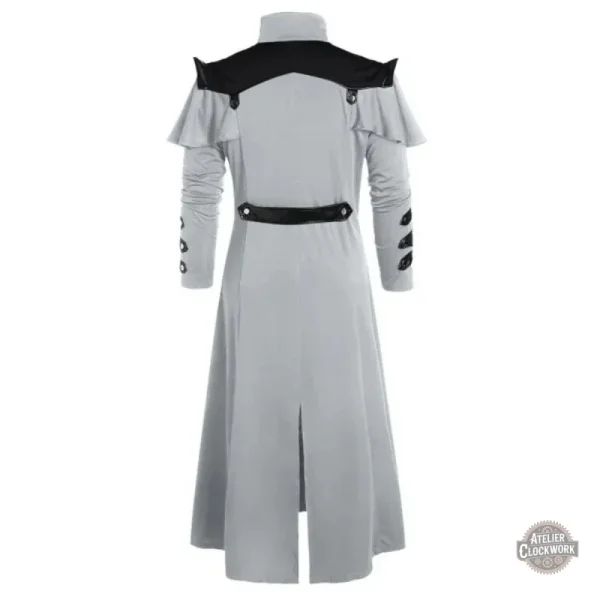Redingote homme steampunk avec influence victorienne