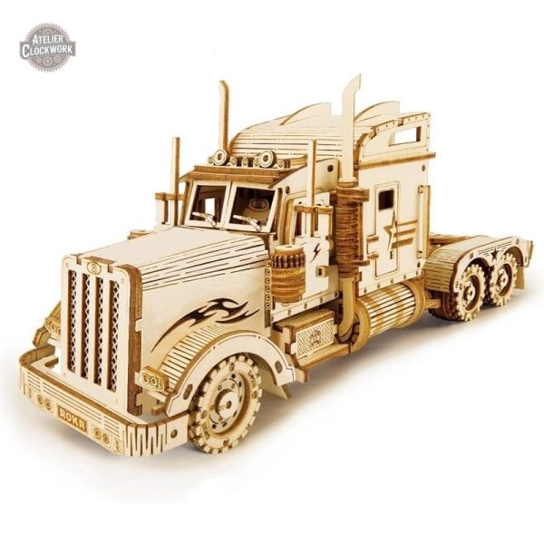 maquette-bois-camion-1 Maquette camion américain steampunk DIY