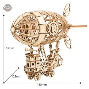 Dirigeable en kit pour décoration Steampunk