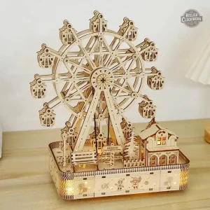 Design unique de la Grande Roue en boîte à musique