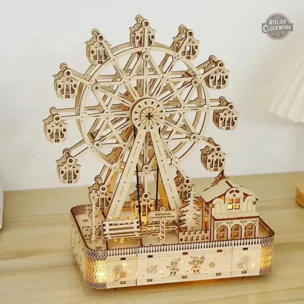 Design unique de la Grande Roue en boîte à musique