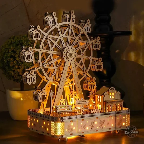 Accessoire steampunk : Boite à musique artisanale