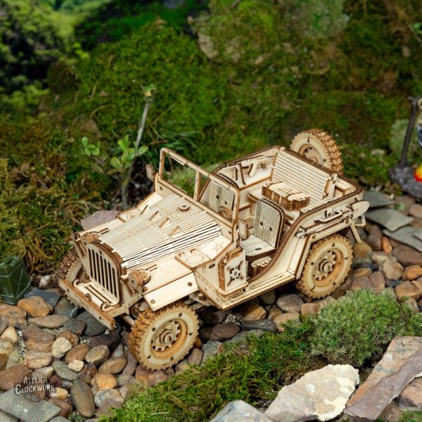 Modèle réduit Jeep en kit pour passionnés de steampunk