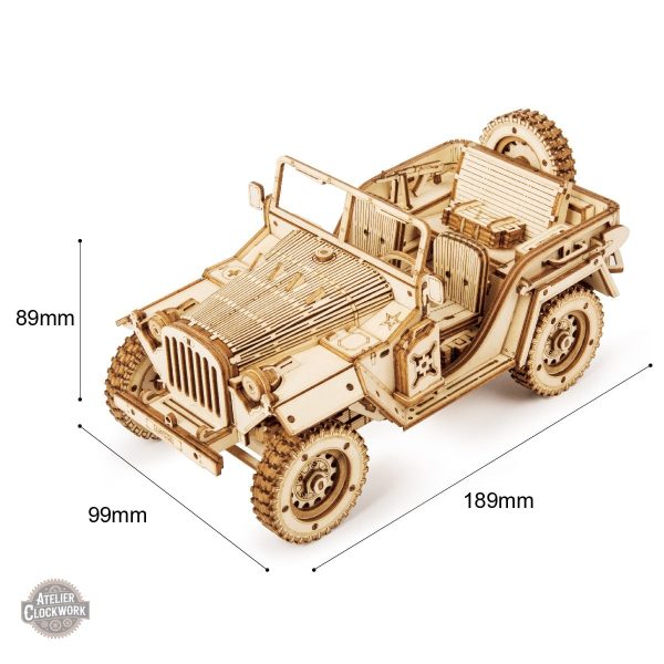 Kit DIY Jeep steampunk pour amateurs de modélisme