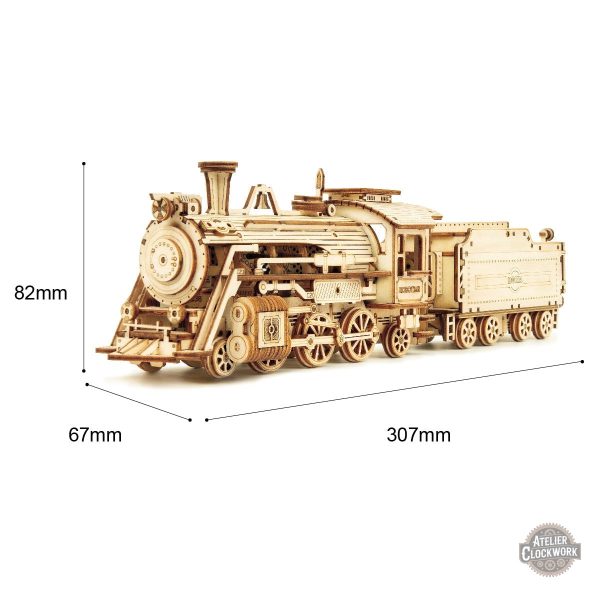 Création artistique steampunk : locomotive à construire