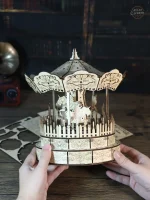 Maquette de carrousel décoratif DIY