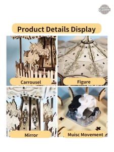 Kit de maquette Steampunk pour carrousel